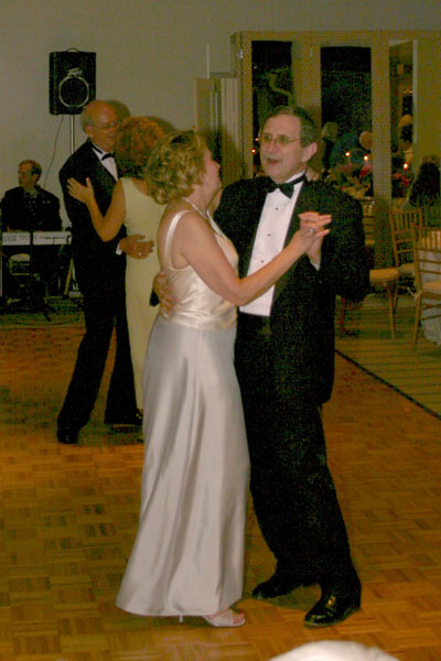 Marj dancing with Rich Partridge