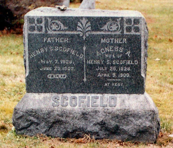 Scofield grave stone 1