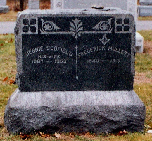 Scofield grave stone 2