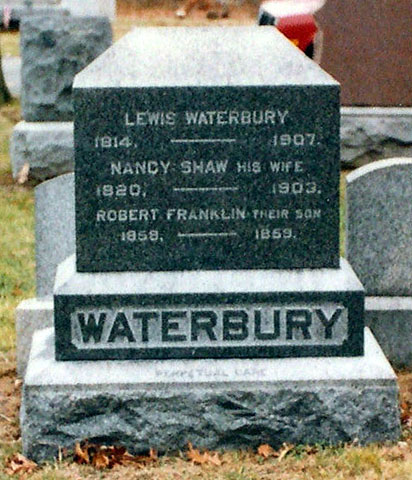 Waterbury grave stone 1