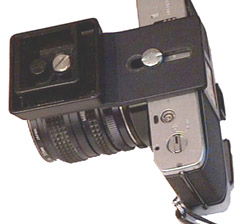 slr camera with mini pan head